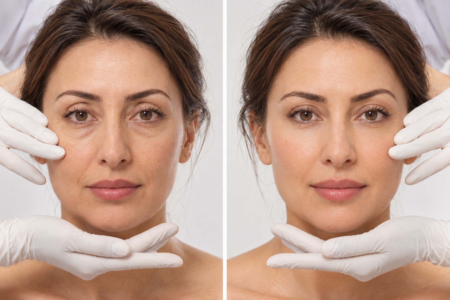 Mini facelift before and after results